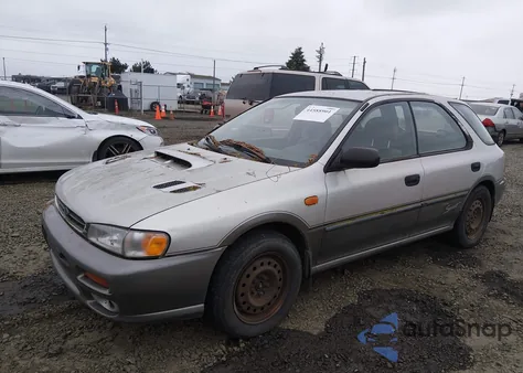 1999 Subaru Impreza Outback Sport from USA, damaged, VIN JF1GF4853XH809319